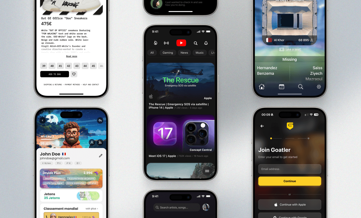 Applications mobiles